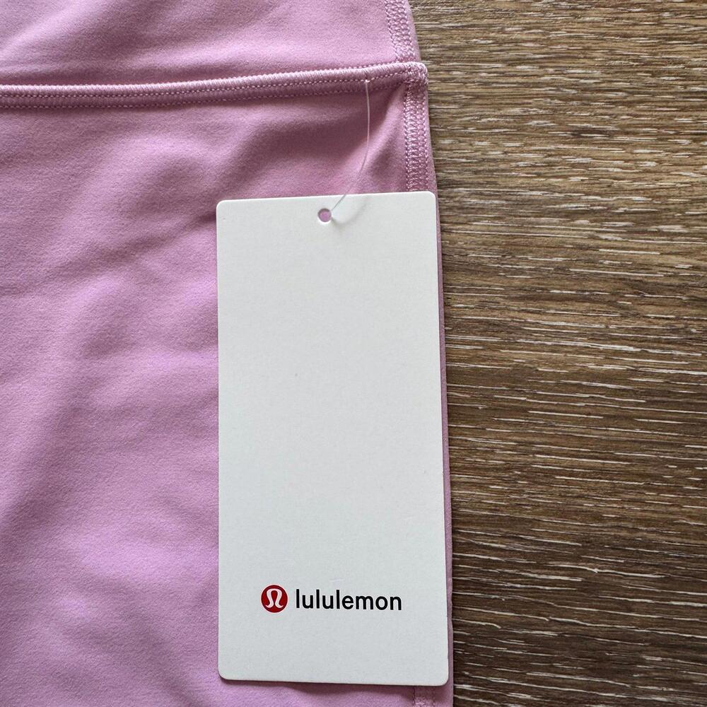Lululemon Align Biker Short High Rise 6” Vita Pink Size 4 NWT - Picture 3 of 6